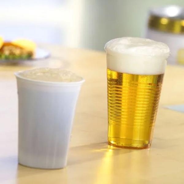 Plastmuggar Transparenta 50-pack
