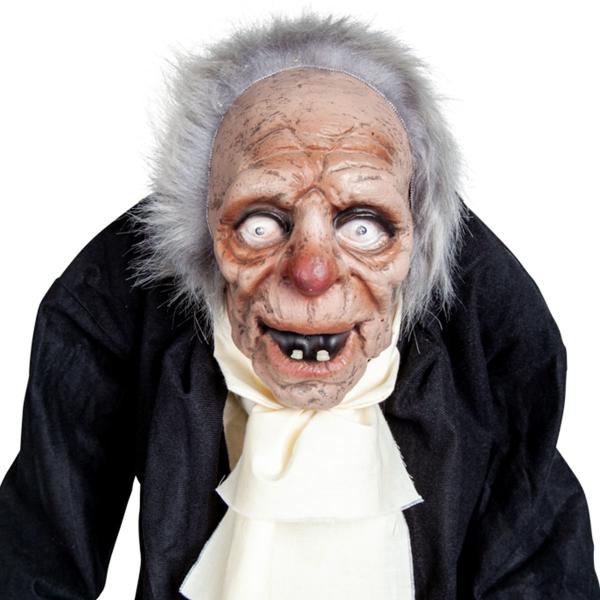 Animerad Kuslig Gammal Butler 153 cm