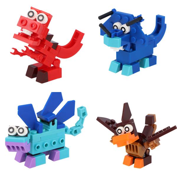 Dinosaurier Byggklossar