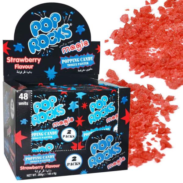 Pop Rocks Godis Jordgubbe 2-pack