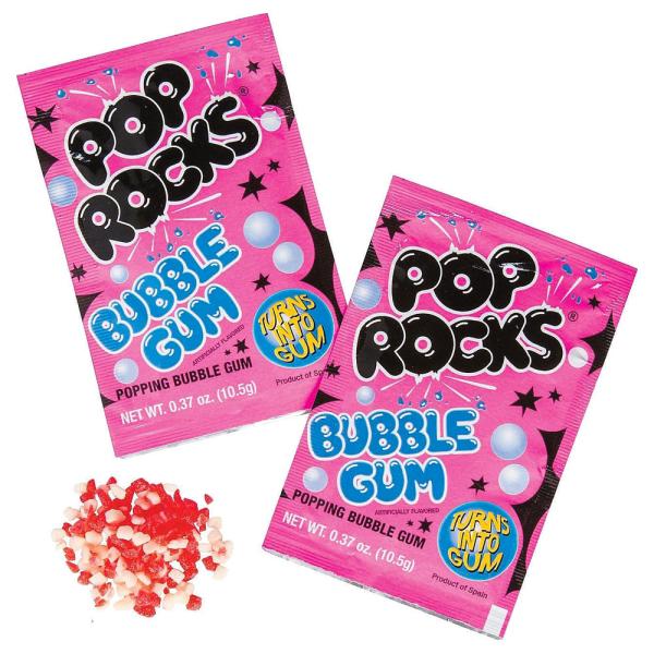 Pop Rocks Poppande Tuggummi
