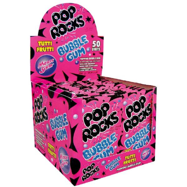 Pop Rocks Tuggummi Tutti Frutti
