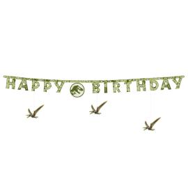 Jurassic World Happy Birthday Girlang 165 x 45 cm