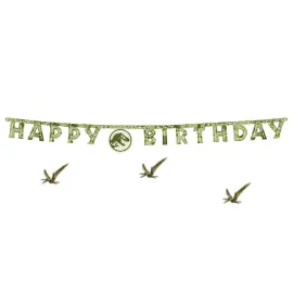 Jurassic World Happy Birthday Girlang 165 x 45 cm