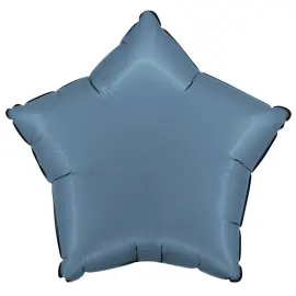 Folieballong Stjärna Satin Blå