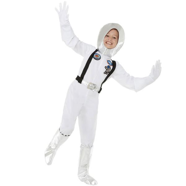 Astronaut Vit Maskeraddräkt Barn
