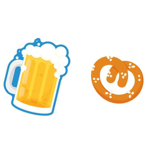 Oktoberfest Papperskonfetti 20-pack