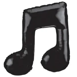 Folieballong Dubbel Musiknot 66 x 68 cm