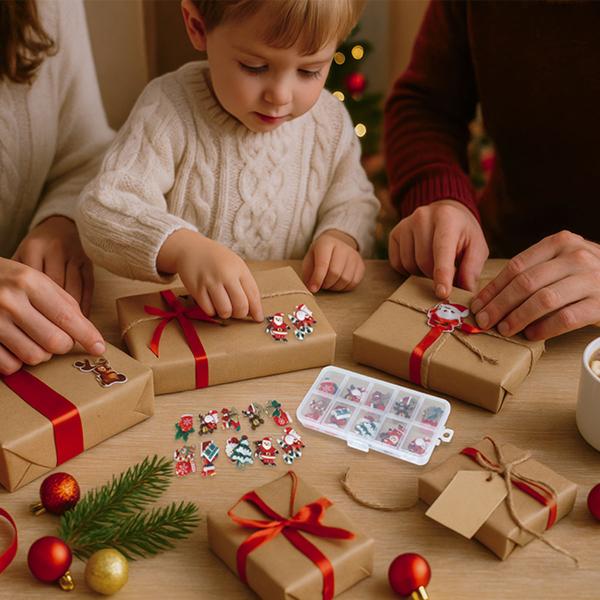 Självhäftande Julfigurer 20-pack
