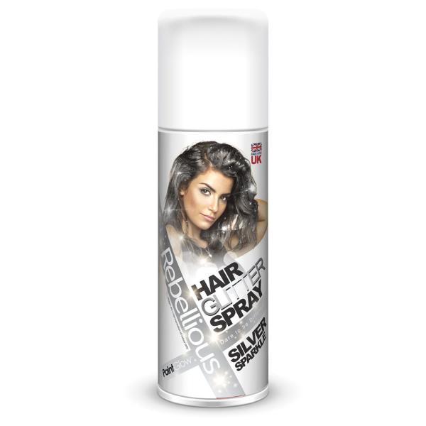 Glitter Hårspray Rebellious Silver Sparkle