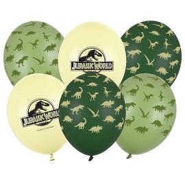 Jurassic World Latexballonger 30 cm 6-pack