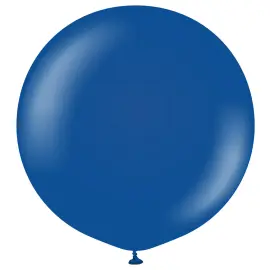 Latexballong M&ouml;rkbl&aring; 90 cm 2-pack