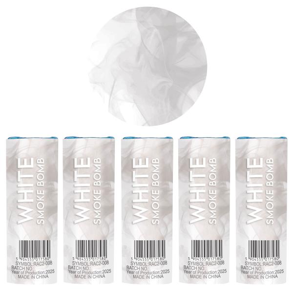 Rökbomb Vit 11,5 cm 5-pack