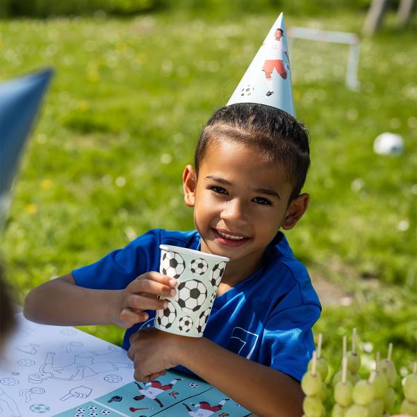 Partyhattar Fotbollskalas 6-pack