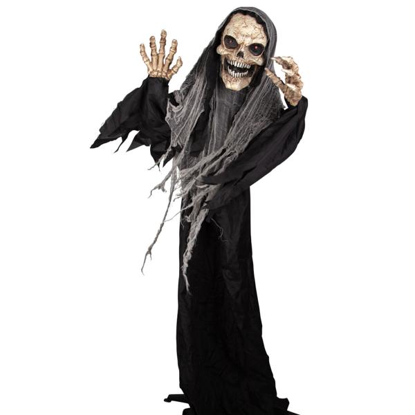 Animerad Liemannen Skelettfigur 180 cm