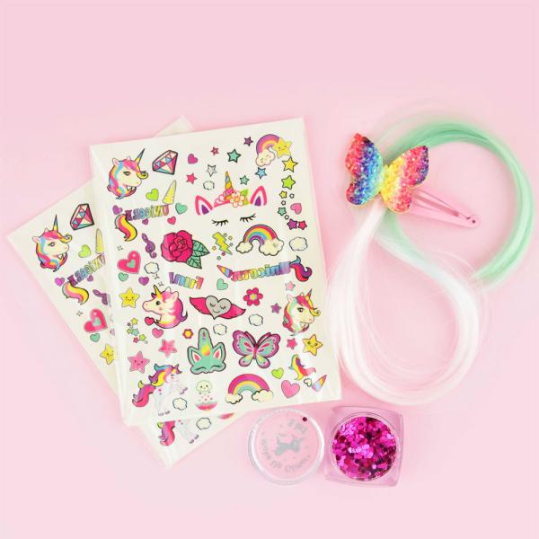 Unicorn Tatueringar Sminkset Barn