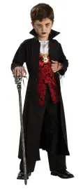 Gotisk Vampyr Barn Maskeraddräkt
