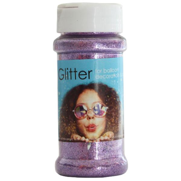 Glitter på Burk Ljuslila