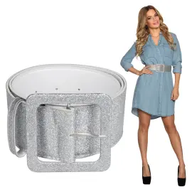 Glitter Skärp Silver