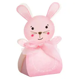 Presentaskar Kanin Ljusrosa