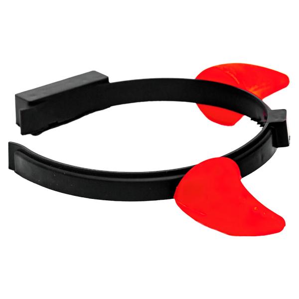 Lysande Djävulshorn Diadem LED