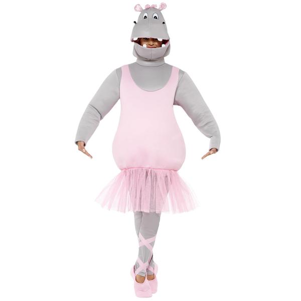 Ballerina Flodhäst Maskeraddräkt