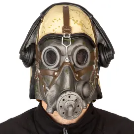 Gasmask Maskerad Latex