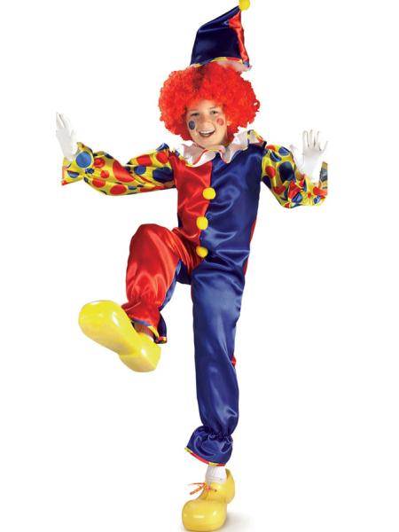 Magisk Clown Barn Maskeraddräkt