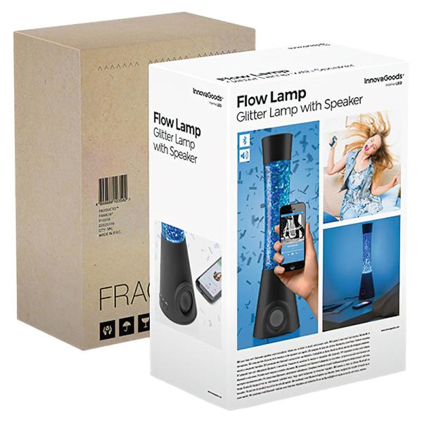 Glitterlampa med Högtalare