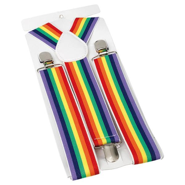 Pride Hängslen Regnbågsfärgad