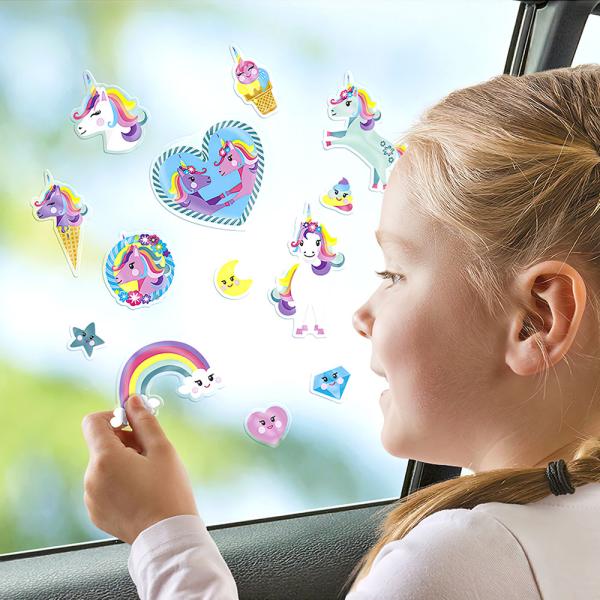 Unicorn Klistermärken Set