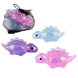 Squeeze Leksak Stegosaurus 7 cm 3-pack