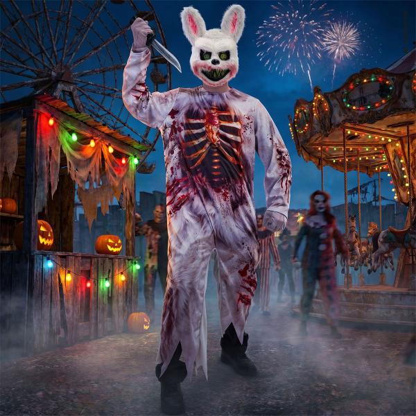 Maskeraddräkt Zombiekanin