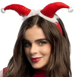 Juldiadem med Uppstickande Tomteluvor