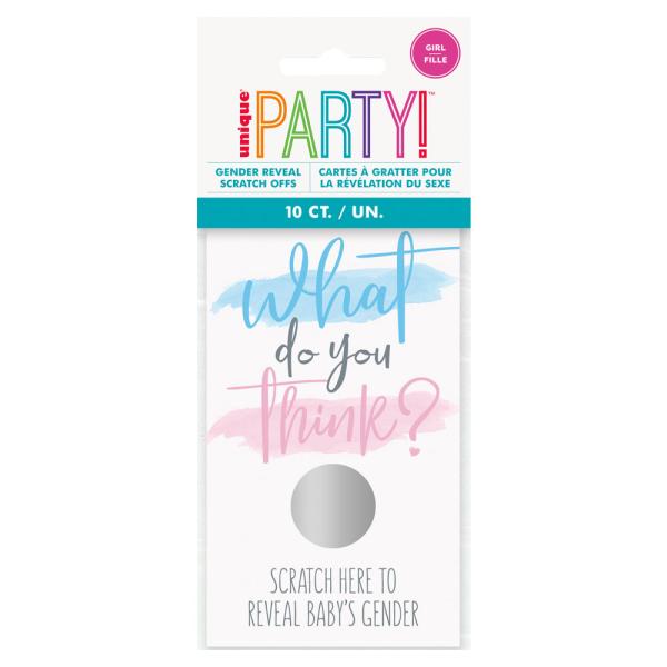 Gender Reveal Skrapkort Girl
