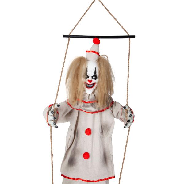 Animerad Skräckclown på Gunga 140 cm