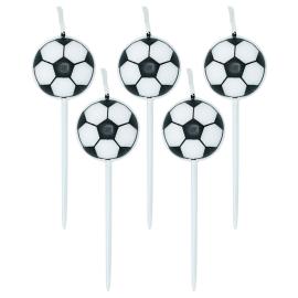 T&aring;rtljus Fotboll 2,4 cm 5-pack