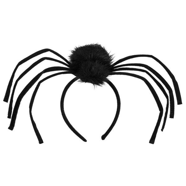 Diadem med Stor Spindel Svart