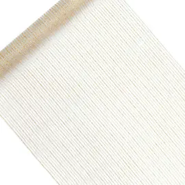 Glittrigt Organzatyg Guldränder
