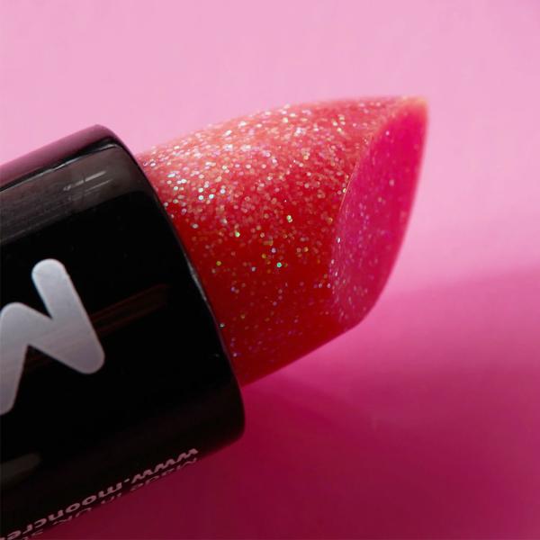 Moon Glitter Iriserande Glitter Läppstift Orange