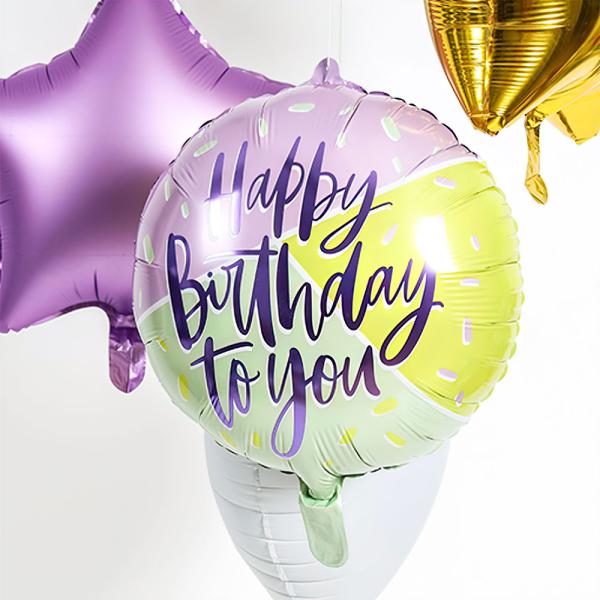 Happy Birthday To You Ballong Färg Mix