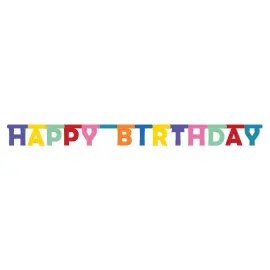Happy Birthday Girlang Färg Mix