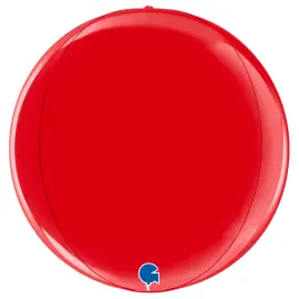 Globe Folieballong Röd