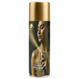 H&aring;r- och Kroppsf&auml;rg Glitter Spray Guld
