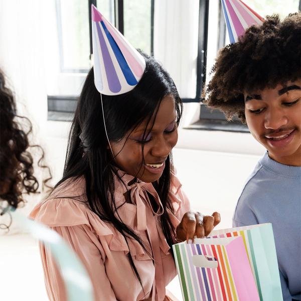 Partyhattar Stripetastic 6-pack