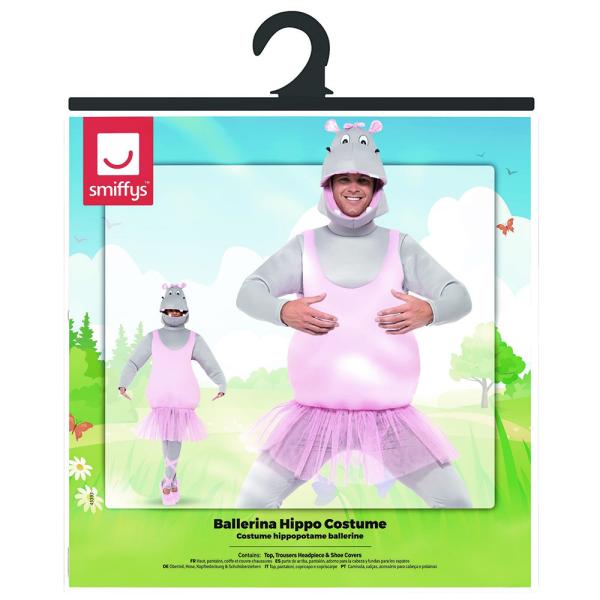 Ballerina Flodhäst Maskeraddräkt