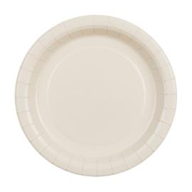 Pappersassietter Beige 18 cm 6-pack