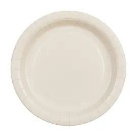 Pappersassietter Beige 18 cm 6-pack