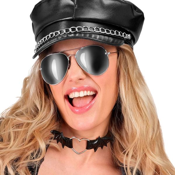 Choker Hjärta & Fladdermusvingar Svart