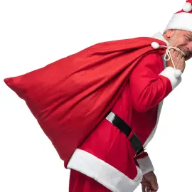 Jultomte R&ouml;d Julklappss&auml;ck